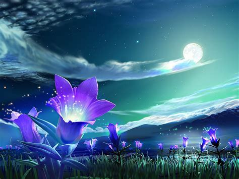 Lunar magical flowers television